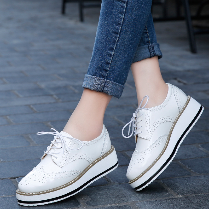 Oxford Lace Up Women - Phụ Nữ Cho Nữ Giày Da