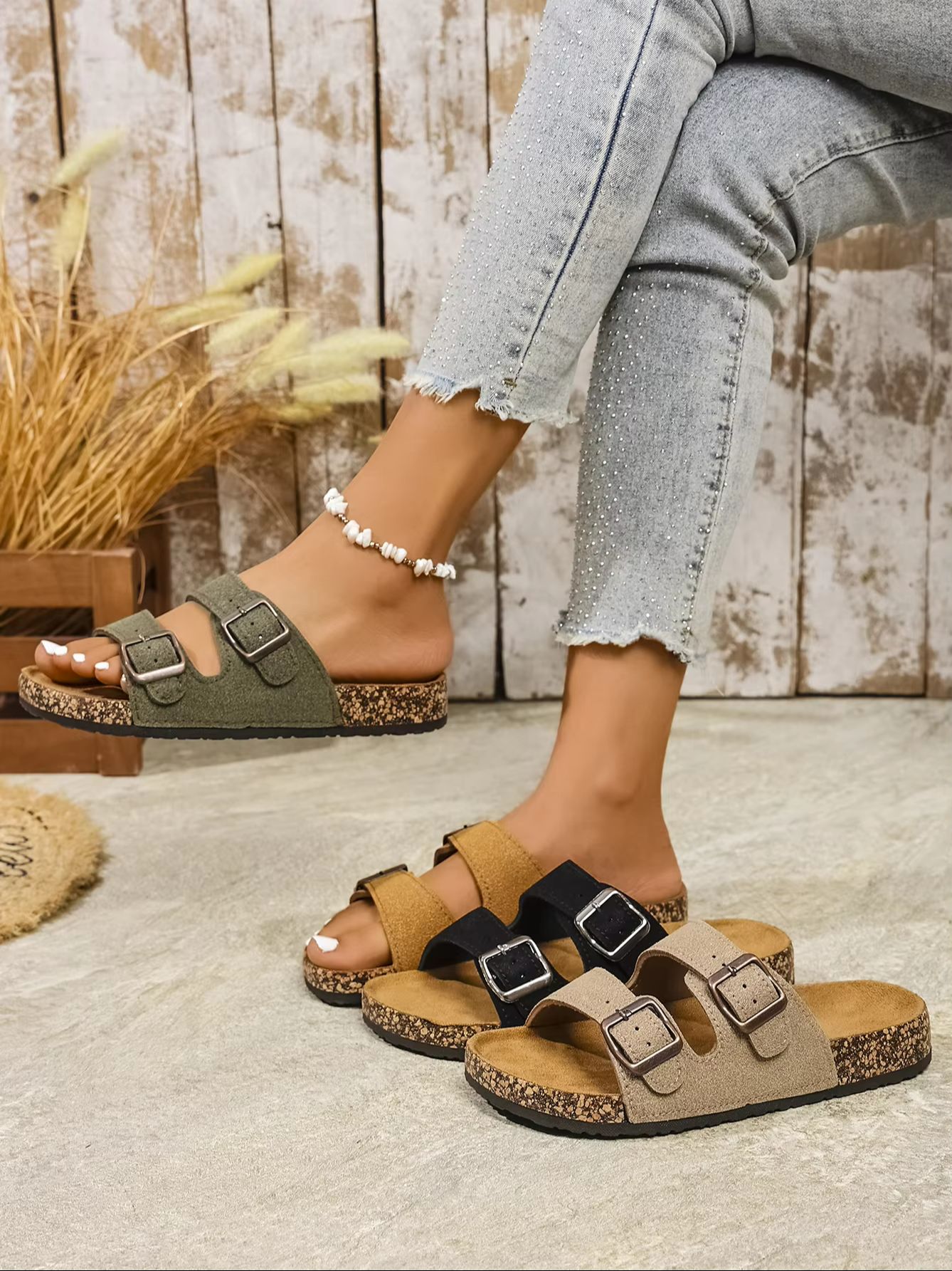 Mule Slip On - Women's All-Season Casual Simple Solid Color