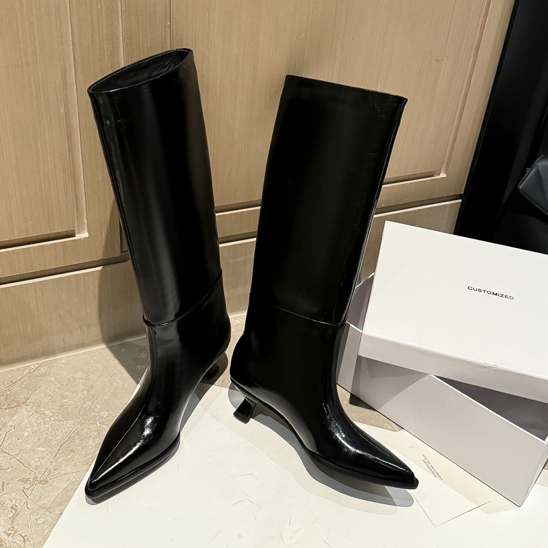 QUTAA Fashion News Women Knee  - đánh giá và giá Knee High Boots Women