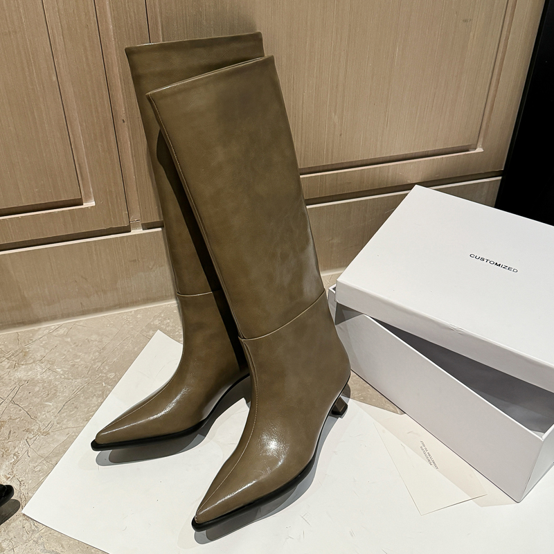 QUTAA Fashion News Women Knee  - đánh giá và giá Knee High Boots Women