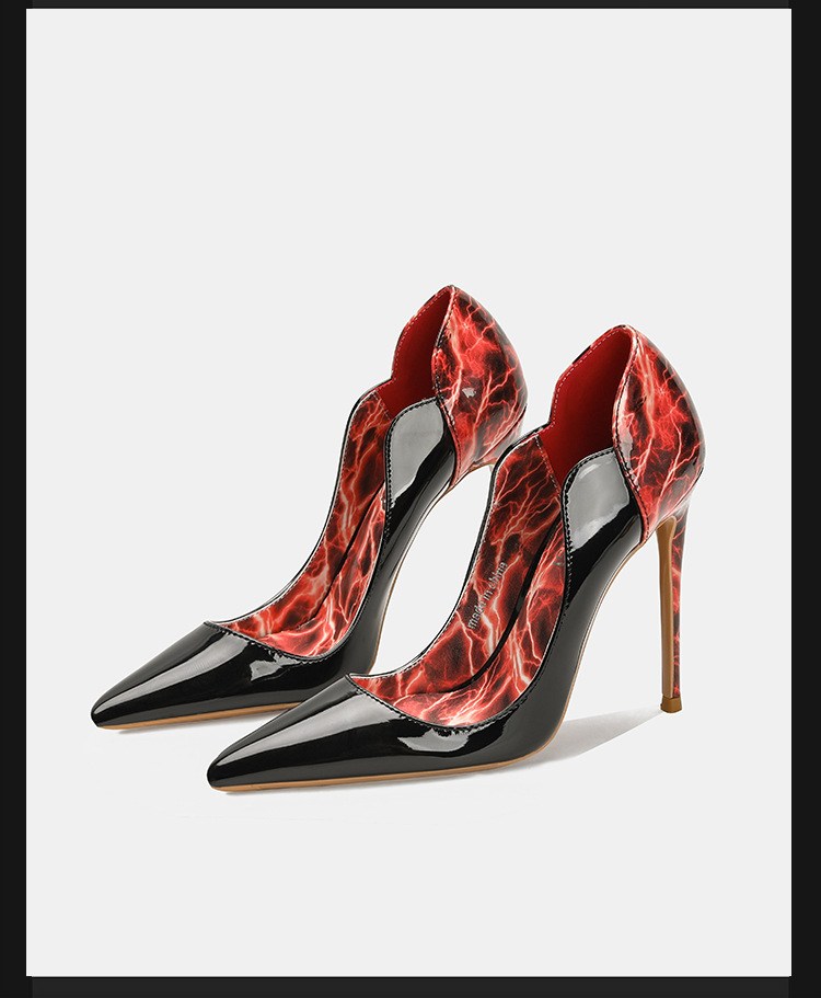 Electric Lightning Leopard Sti - đánh giá và giá Court Heel Pointed