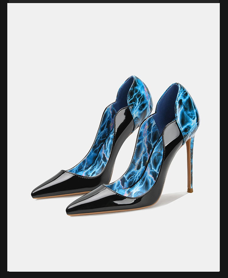 Electric Lightning Leopard Sti - đánh giá và giá Court Heel Pointed