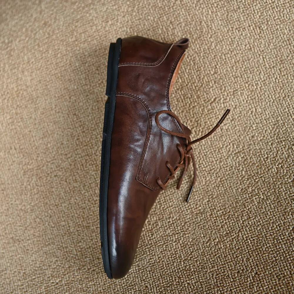 Women's cow leather lace-up fl - đánh giá và giá Oxford Lace Up Women