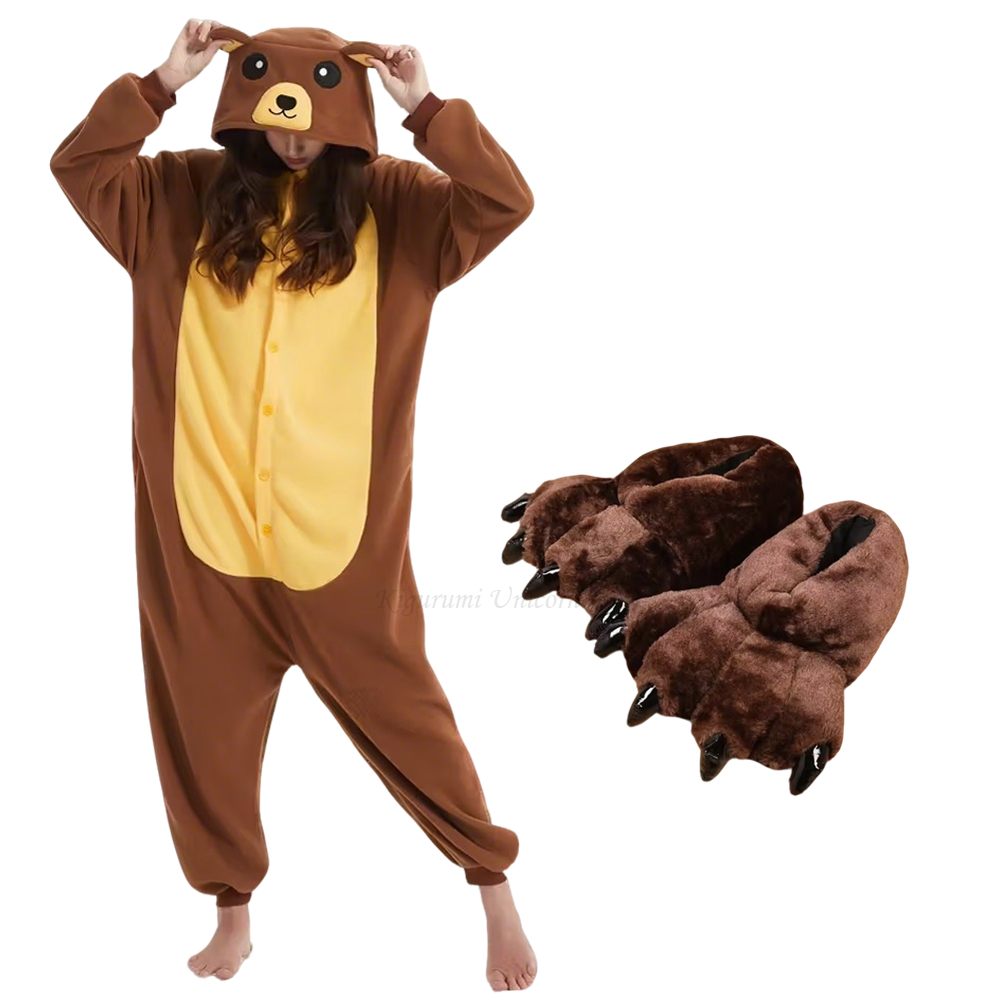 Adult Animal Brown Bear Kiguru - đánh giá và giá Women Shoes Xxl