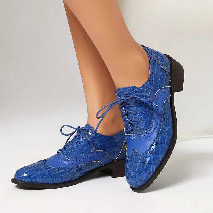 Lace Up Low Heels Women's Sing - đánh giá và giá Oxford Lace Up Women