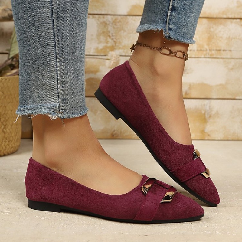 Women's Pointed Toe Suede Flat - đánh giá và giá Women'S Shoes Clogs