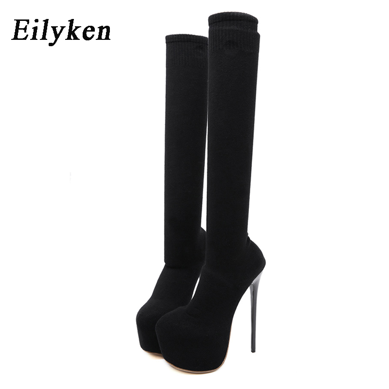 Eilyken Thời Trang Nền Tảng Vả - đánh giá và giá Sock Boot Women
