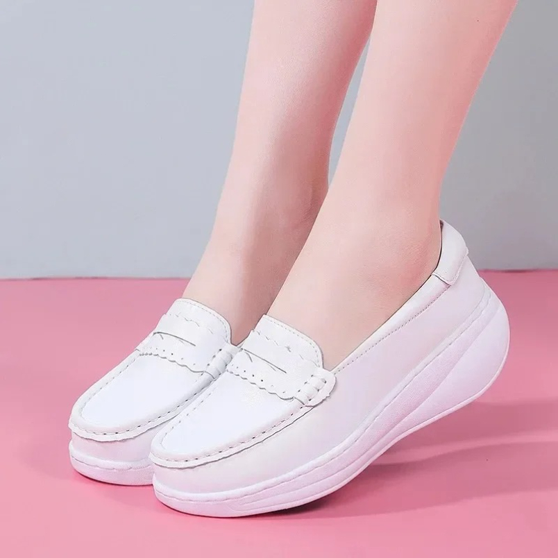 2025 White Pink Nurses Sneaker - đánh giá và giá Women Shoes Tennis
