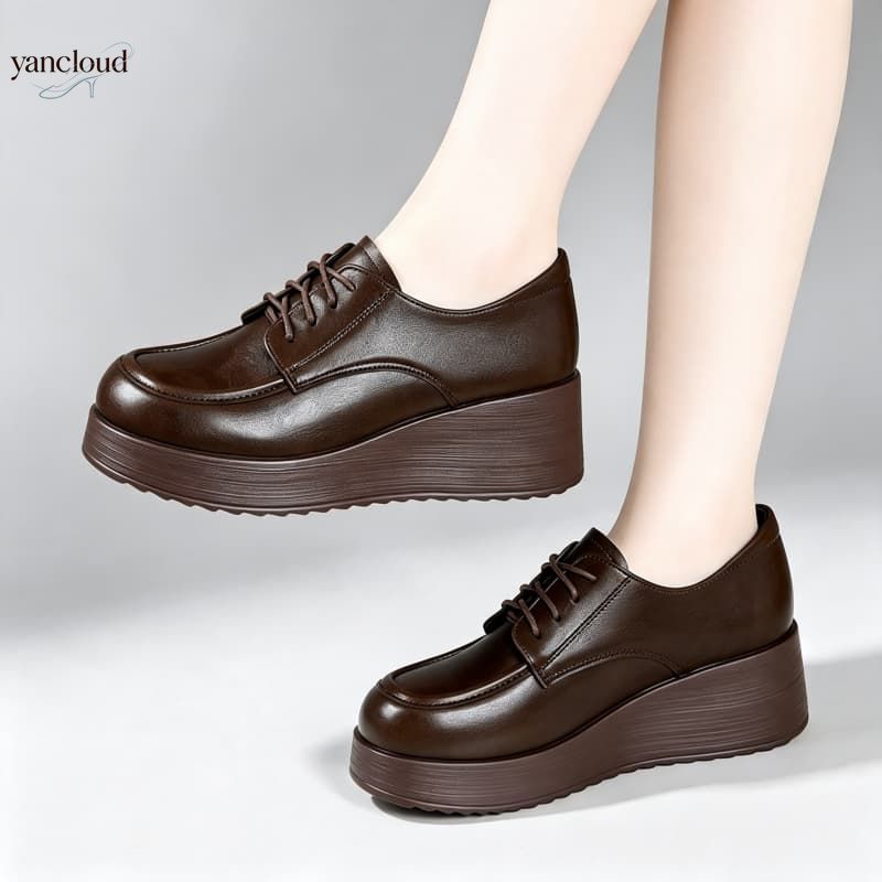 6cm Comfortable Deep Mouth Sof - đánh giá và giá Oxford Lace Up Women