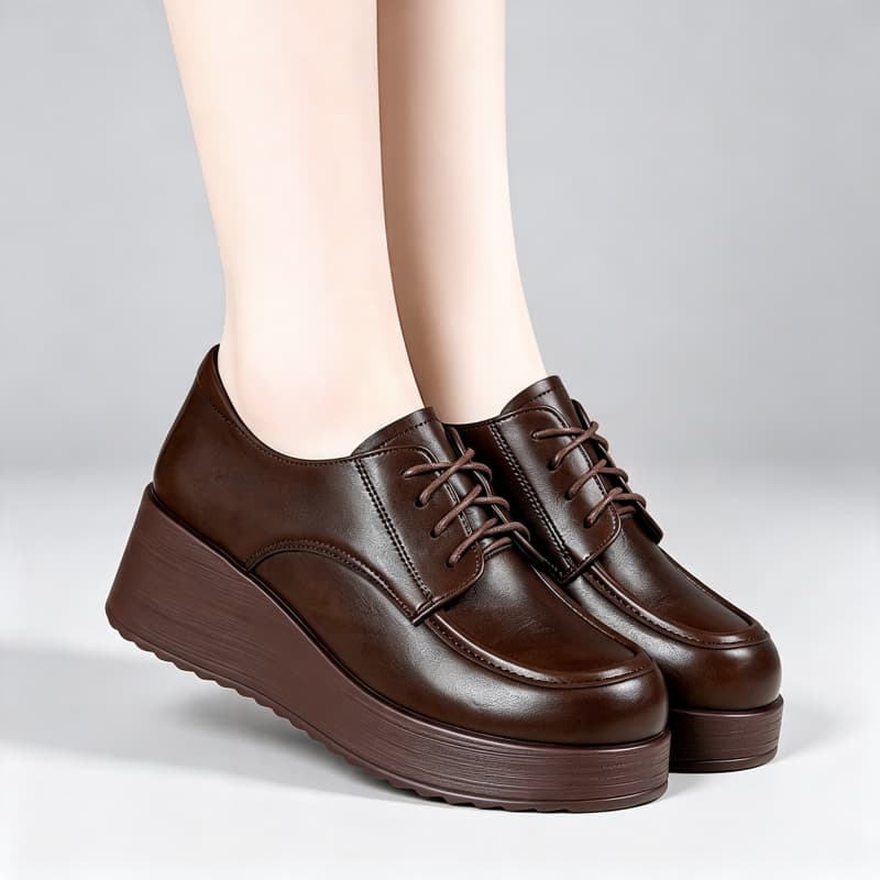 6cm Comfortable Deep Mouth Sof - đánh giá và giá Oxford Lace Up Women