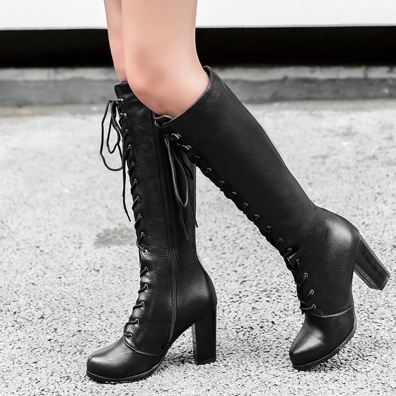 Women's Boots Thick High Heels - đánh giá và giá Sock Boot Women