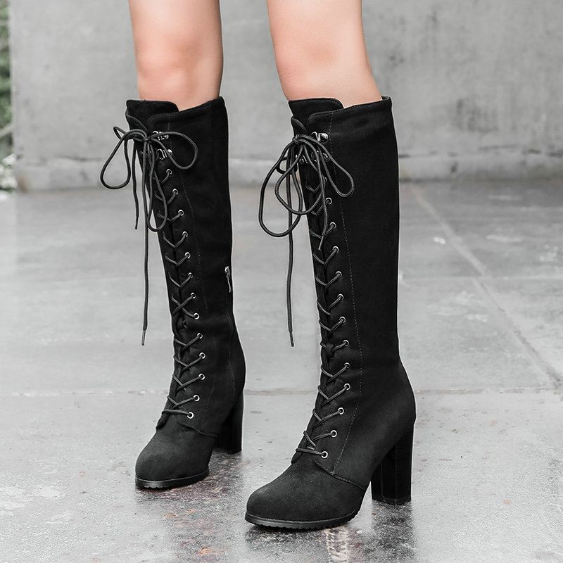 Women's Boots Thick High Heels - đánh giá và giá Sock Boot Women