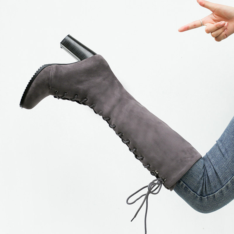 Women's Boots Thick High Heels - đánh giá và giá Sock Boot Women