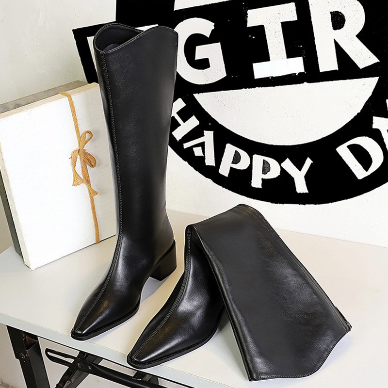 BIGTREE 2027 New Street Style  - đánh giá và giá Knee High Boots Women
