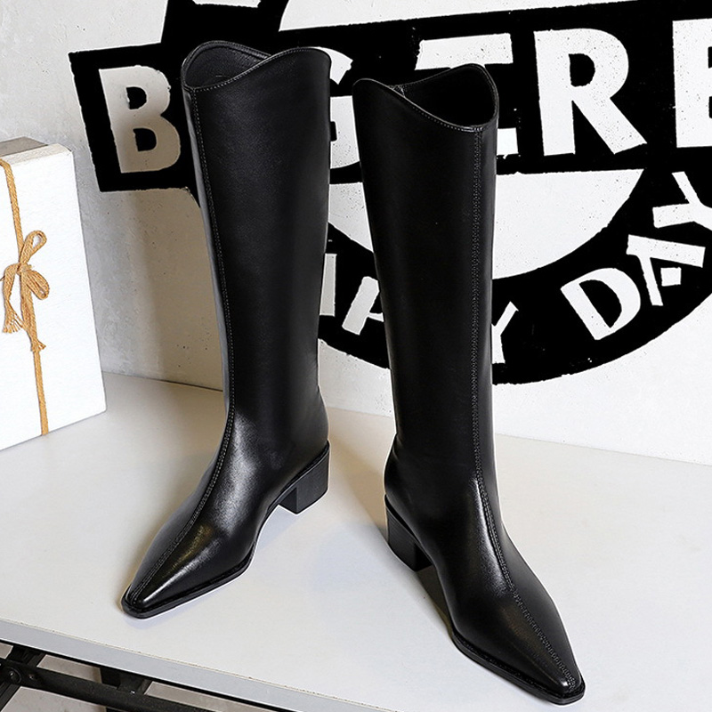 BIGTREE 2027 New Street Style  - đánh giá và giá Knee High Boots Women